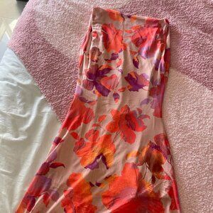 High Neck Scoop Back Dress